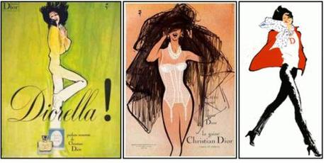 Fashion drawings by René Gruau for Dior. Related article Dior... Fashion drawings by René Gruau for Dior. Related article Dior...