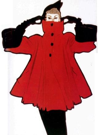 Fashion sketch by René Gruau. Related article Dior 48 heures... Fashion sketch by René Gruau. Related article Dior 48 heures...