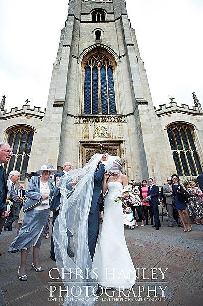 Trinity College Cambridge wedding by Chris Hanley Photography 21 Geoff in his cathedral length veil...