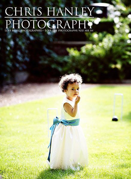 Trinity College Cambridge wedding by Chris Hanley Photography 12 Geoff and Steph's kids are adorable. They settle down for a game of croquet on the lawn.
