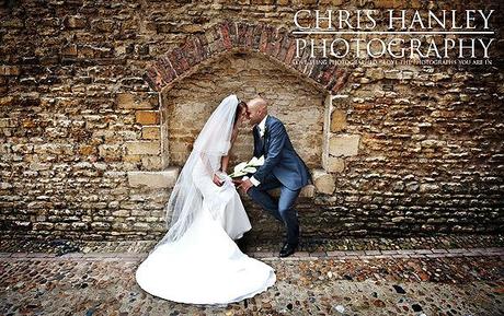 Trinity College Cambridge wedding by Chris Hanley Photography 18 A beautiful portrait of Geoff and Steph on the cobbled streets of Cambridge - there's a real sense of history here, and I wonder how many generations of newlyweds have kissed here