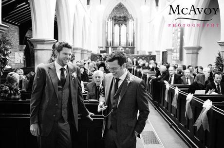 Beeston Manor wedding by McAvoy Photography 160 In church before the ceremony