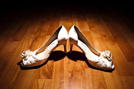 Beeston Manor wedding by McAvoy Photography 4767 Jane's wedding shoes - I love the lace trim