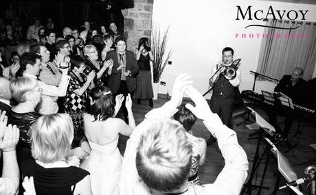 Beeston Manor wedding by McAvoy Photography 423 Wedding guests love Chris's performance with the band