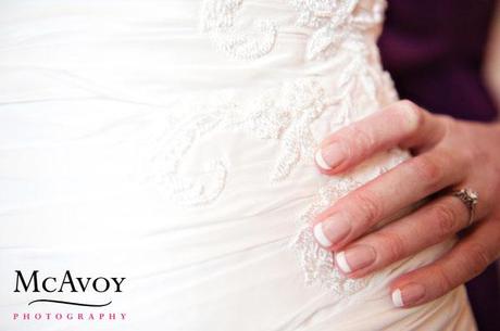 Beeston Manor wedding by McAvoy Photography 146 Beautiful embroidery detailing on the wedding dress