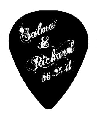 No. 3: The Theme-ish and My Messed Up Face Personalised Guitar Pick