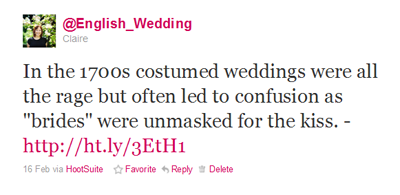 Twitter - @Claire- In the 1700s costumed wedd ..._1298468158706 English Wedding blog on Twitter