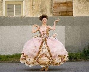 coffee filter tea bag wedding dress a. bright jpg Coffee Dressed – Wedding Dresses, Art Fashion…