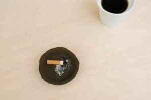 Coffee, Cigars and Ashtrays out of Coffee