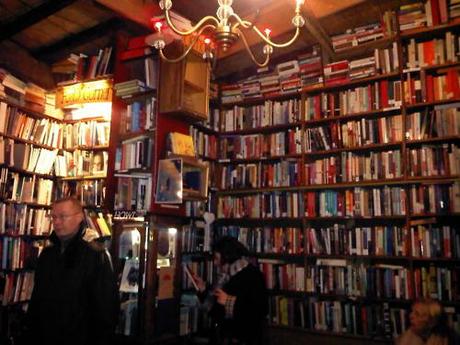 A lovely little book shop beside Notre Dame in...