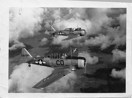 Flight of 2 Trainers - Buckignham Army Airfield Florida