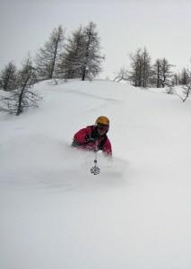 skiing Pres de Rocher Chamonix