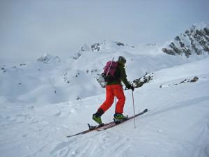 ski touring col de Beaugeant