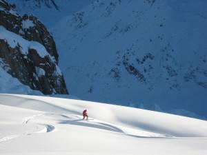 Skiing Petit Envers du Plan, Aig du Midi