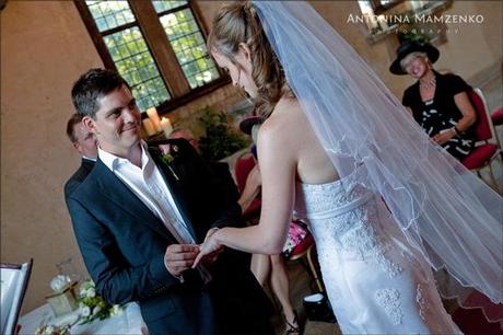 The marriage ceremony at St Augustine's Priory The marriage ceremony at St Augustine's Priory