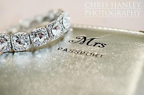 Brocket Hall wedding by Chris Hanley Photography 39 A diamond bracelet, a very special passport holder