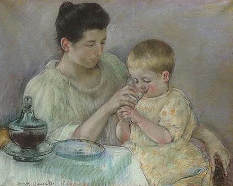 Mother Feeding Child by Mary Cassatt