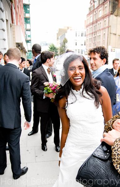Vintage London wedding by photographer Heline Bekker 19 Denise looks so happy - and so pretty