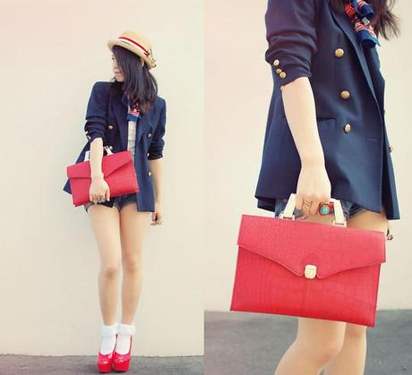 red accent fashion red accents