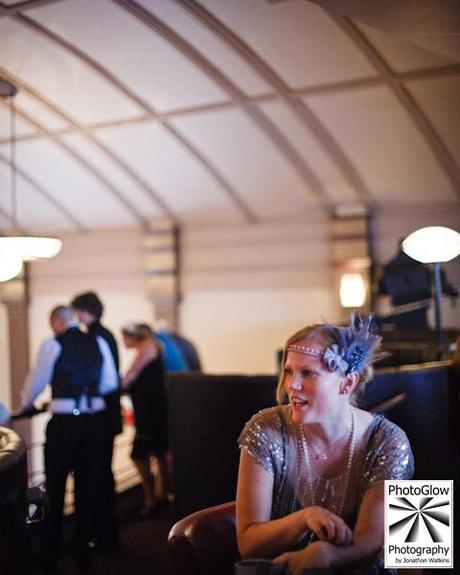 Art deco wedding venue Daffodil by photographer Jonathon Watkins 08 Guests at the vintage wedding