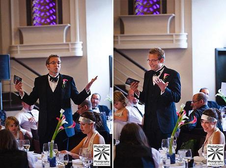 Art deco wedding venue Daffodil by photographer Jonathon Watkins 16 The wedding speeches