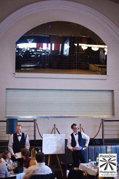 Art deco wedding venue Daffodil by photographer Jonathon Watkins 14 I love how the mirror shows a reflection of the wedding guests!