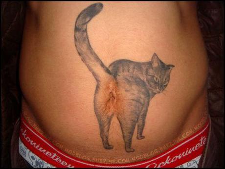CATS ARSE TATTOO OK i just HAD to post this! this is one of the...