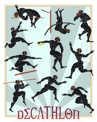 Decathlon Poster Process Decathlon Poster Process