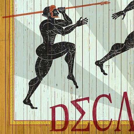 Decathlon Poster Process Decathlon poster detail