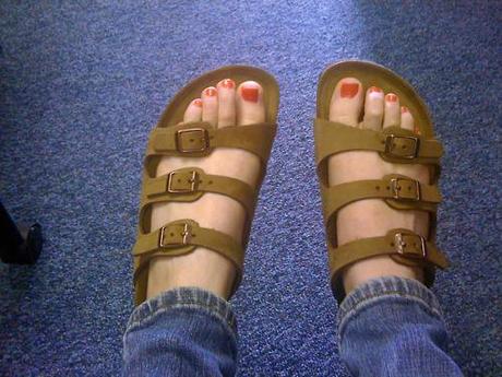 Got my Birkenstocks in the mail yesterday from Fourth Ave...