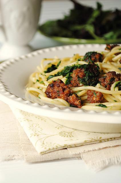 Spinach and Sausage Pasta