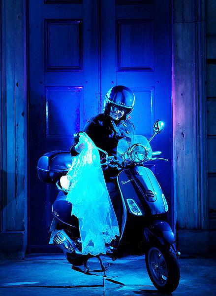 Vespa photoshoot for English Wedding blog Chris Hanley Photography 14 ebay wedding veils: only good for polishing stuff with. Fact.