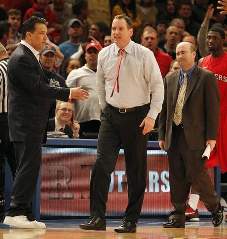 Mike Rice Rutgers Coach after being robbed by St Johns Rutgers robbed by St Johns