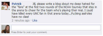 You hate Duke? We know. We just don’t give a damn. You hate Duke? We know. We just don’t give a damn.