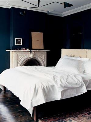Creating a space with whites/neutrals, and dark accents Creating a space with whites/neutrals, and dark accents