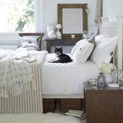 Creating a space with whites/neutrals, and dark accents Creating a space with whites/neutrals, and dark accents