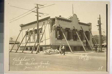 Living in the Ring of Fire - Historic Earthquakes in Santa Barbara Earthquake Santa Barbara 1925 OAC 5
