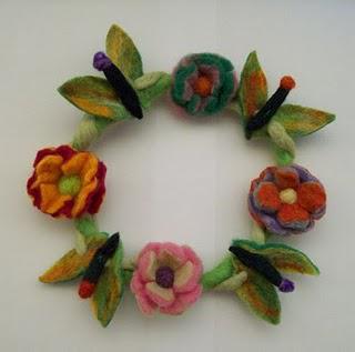 Felt Decorative Wreath or Candle Wreath - Made to order only!
