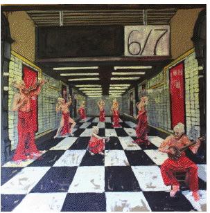 Melbourne in Art: 'Comings & Goings' by Andrea Jenkins Melbourne in Art: 'Comings & Goings' by Andrea Jenkins