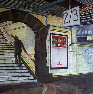 Melbourne in Art: 'Comings & Goings' by Andrea Jenkins Melbourne in Art: 'Comings & Goings' by Andrea Jenkins