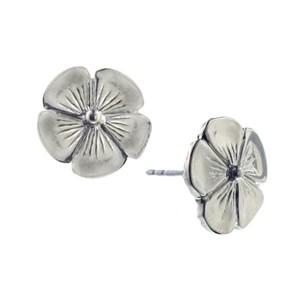 20110 Buttercup flower stud earrings