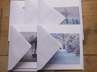 Winter / snow photography greeting cards