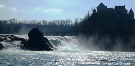 Rhein Falls in Schaffhausen Switzerland