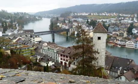 View of Schaffhausen Switzerland from the Munot Fortress