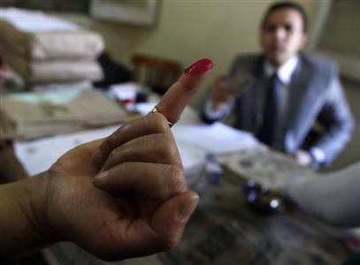 reuters To vote like an Egyptian