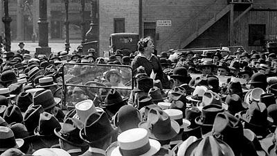Emma Goldman-- Speaking out for Free Bread, going to jail.  PART I.