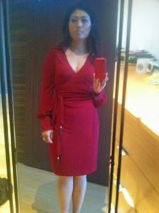 Back Camera Quest for the perfect red dress