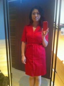 Back Camera Quest for the perfect red dress