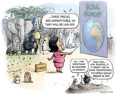 Cartoon guide to biodiversity loss XI