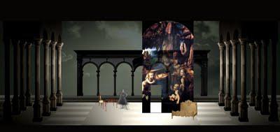 How Stages' The Light in the Piazza would have looked, courtesy of set designer Joey Mendoza